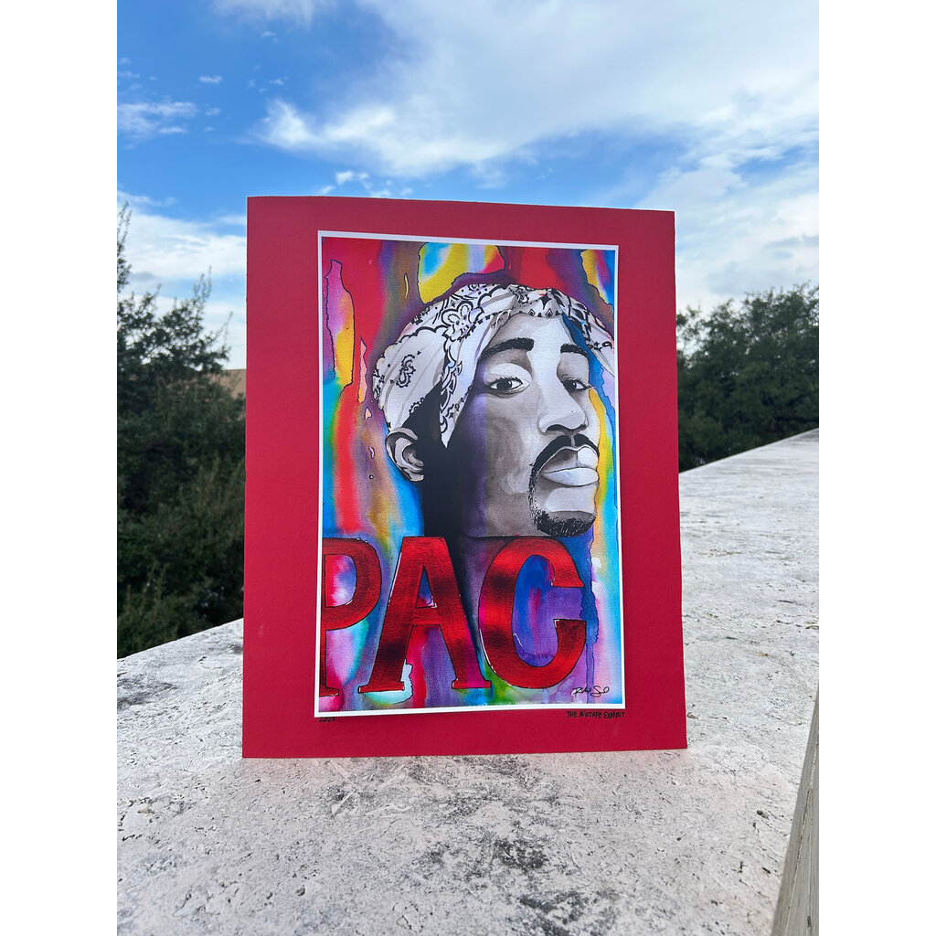 Hip-Hop Exhibit Tupac 11x17 by Richard Samuel