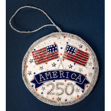 America 250 America 250! Satin Ornament