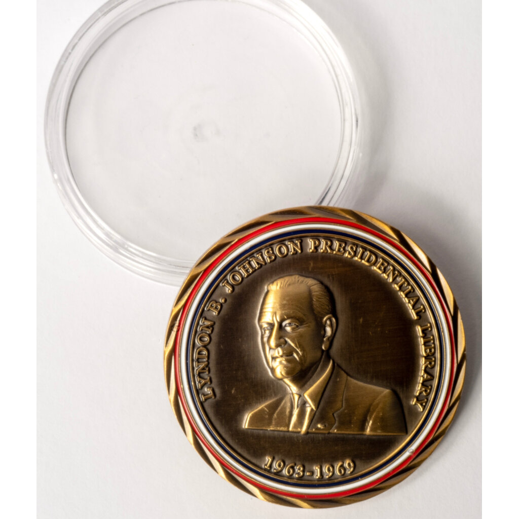 America 250 LBJ America 250th Challenge Coin