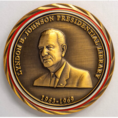 America 250 LBJ America 250th Challenge Coin