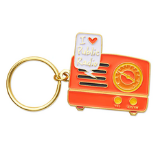 Americana I Love Public Radio Keyring