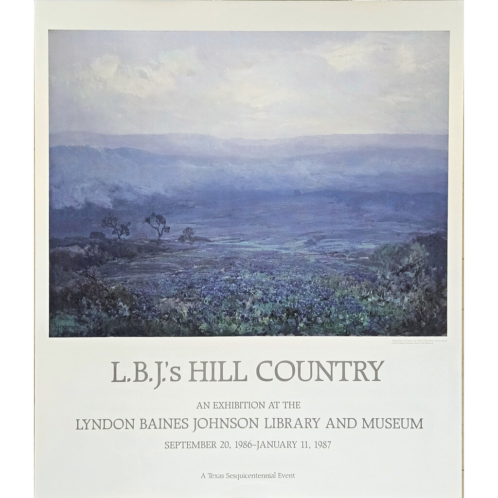 Austin & Texas Vintage Hill Country Poster