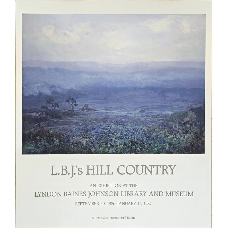 Austin & Texas Vintage Hill Country Poster