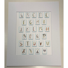 Austin & Texas sale Botanical Alphabet 11x18 print