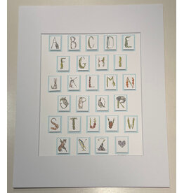 Austin & Texas sale Botanical Alphabet 11x18 print