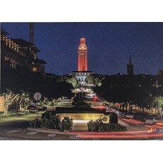 Austin Past/Present University of Texas Tower 5x7 Postcard