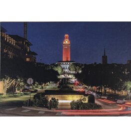 Austin Past/Present University of Texas Tower 5x7 Postcard