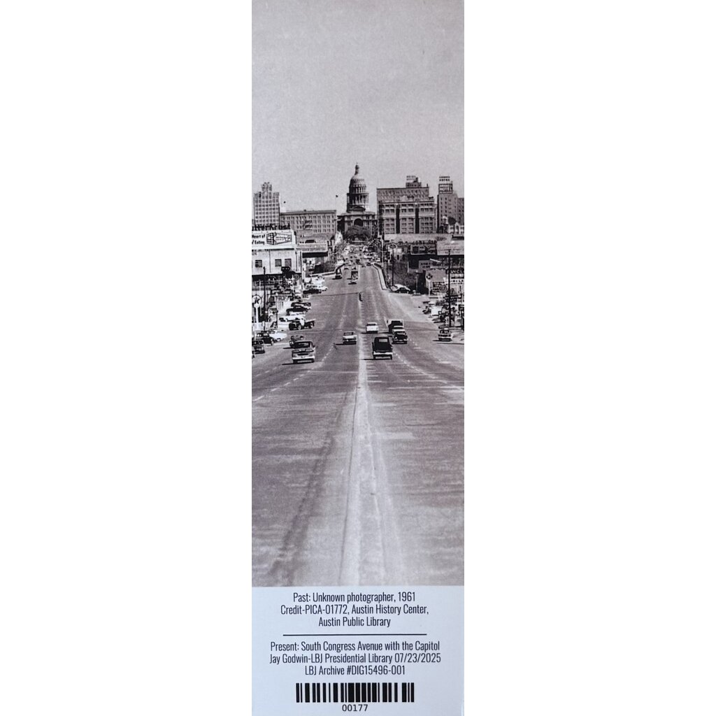 Austin Past/Present South Congress Avenue w/ the Capitol Bookmark