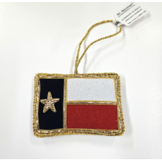 Austin & Texas Texas Flag Satin Ornament