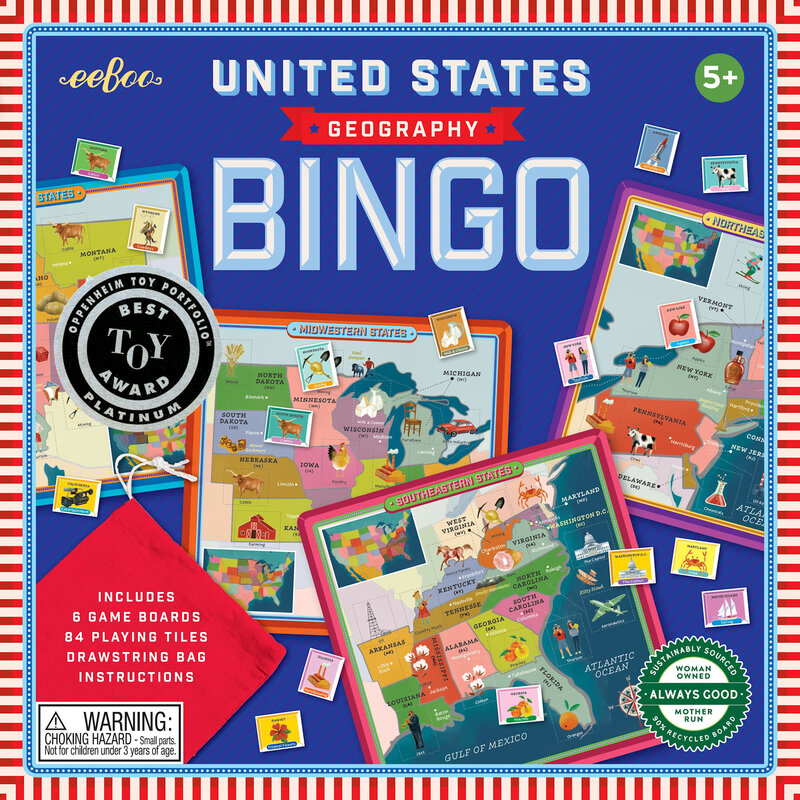Just for Kids United States Bingo