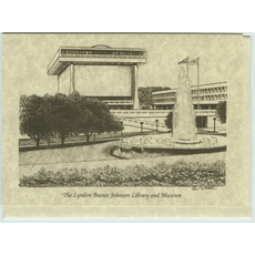 All the Way with LBJ LBJ Library & Museum Notecard (2004)