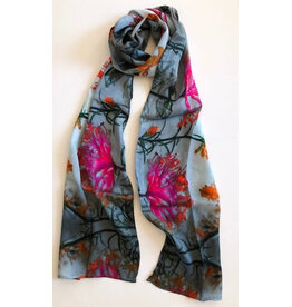 Lady Bird Johnson Honeysuckle Silk 10x70 scarf