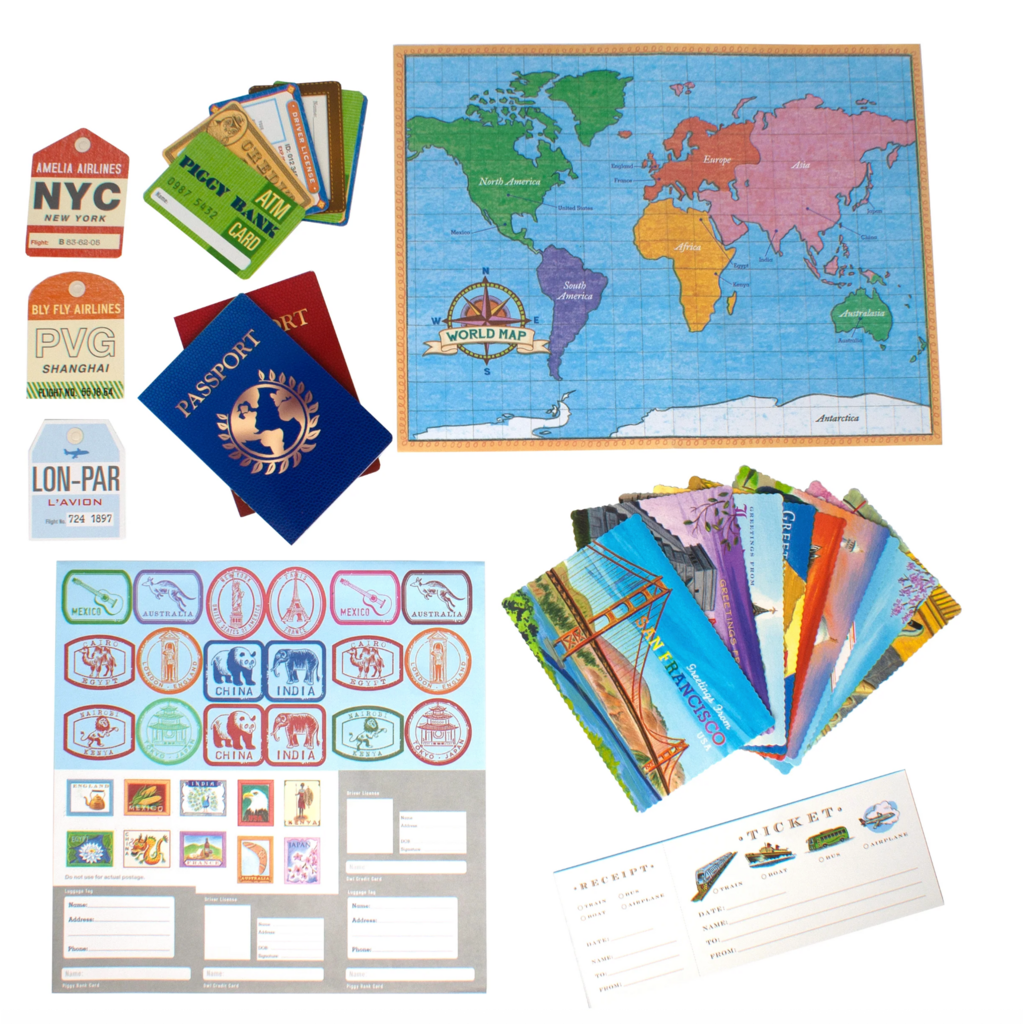 The American Table Pretend Play: World Traveler
