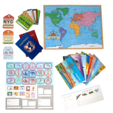 The American Table Pretend Play: World Traveler