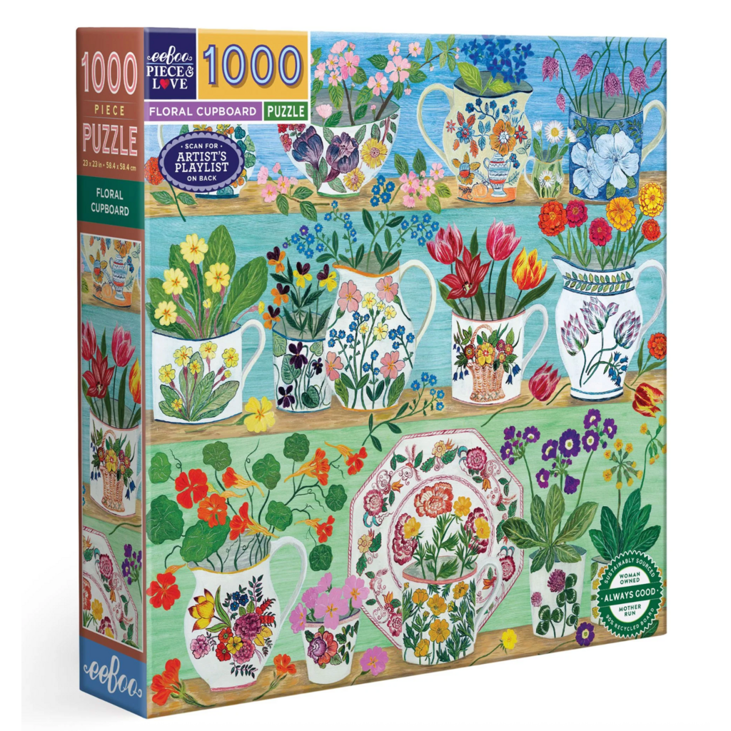 The American Table Floral Cupboard 1000pc Puzzle