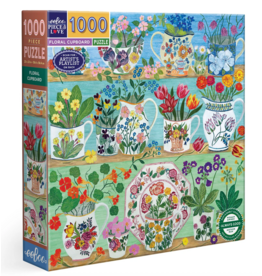 What We Bring To The Table Floral Cupboard 1000pc Puzzle