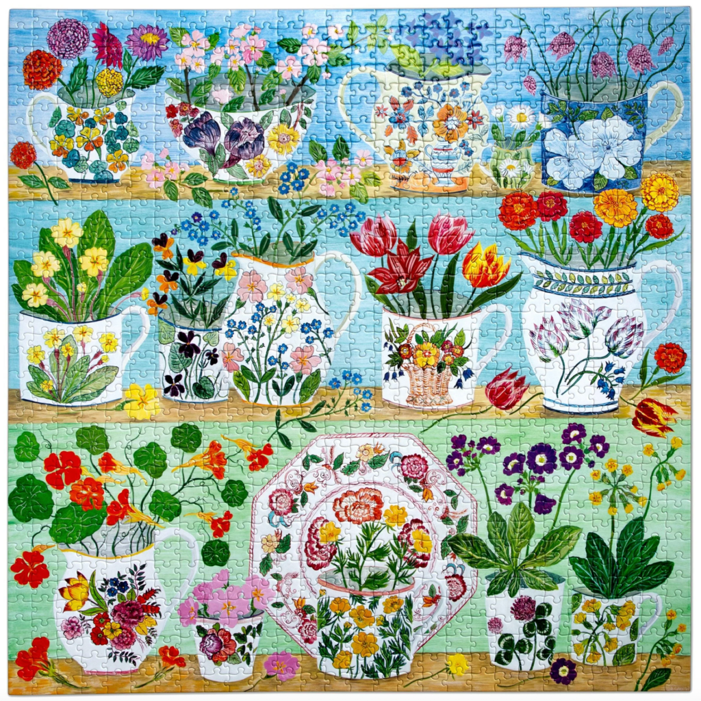 The American Table Floral Cupboard 1000pc Puzzle