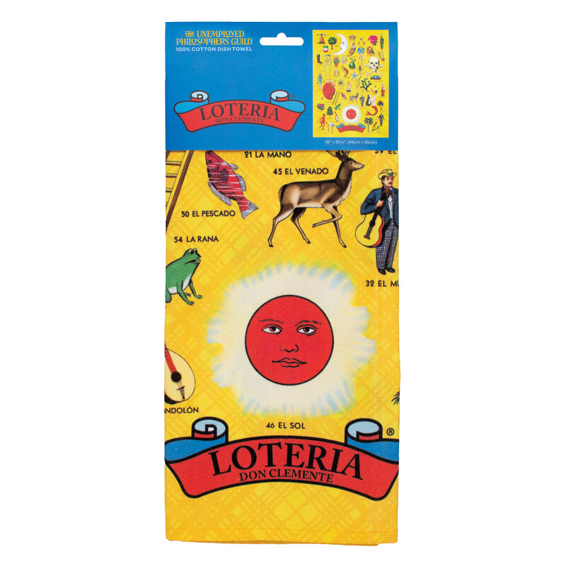 The American Table Loteria Tea Towel