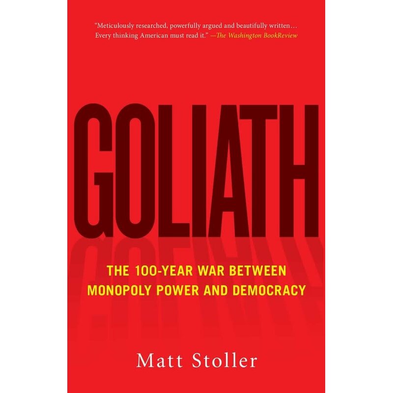 Americana Goliath By Matt Stoller PB