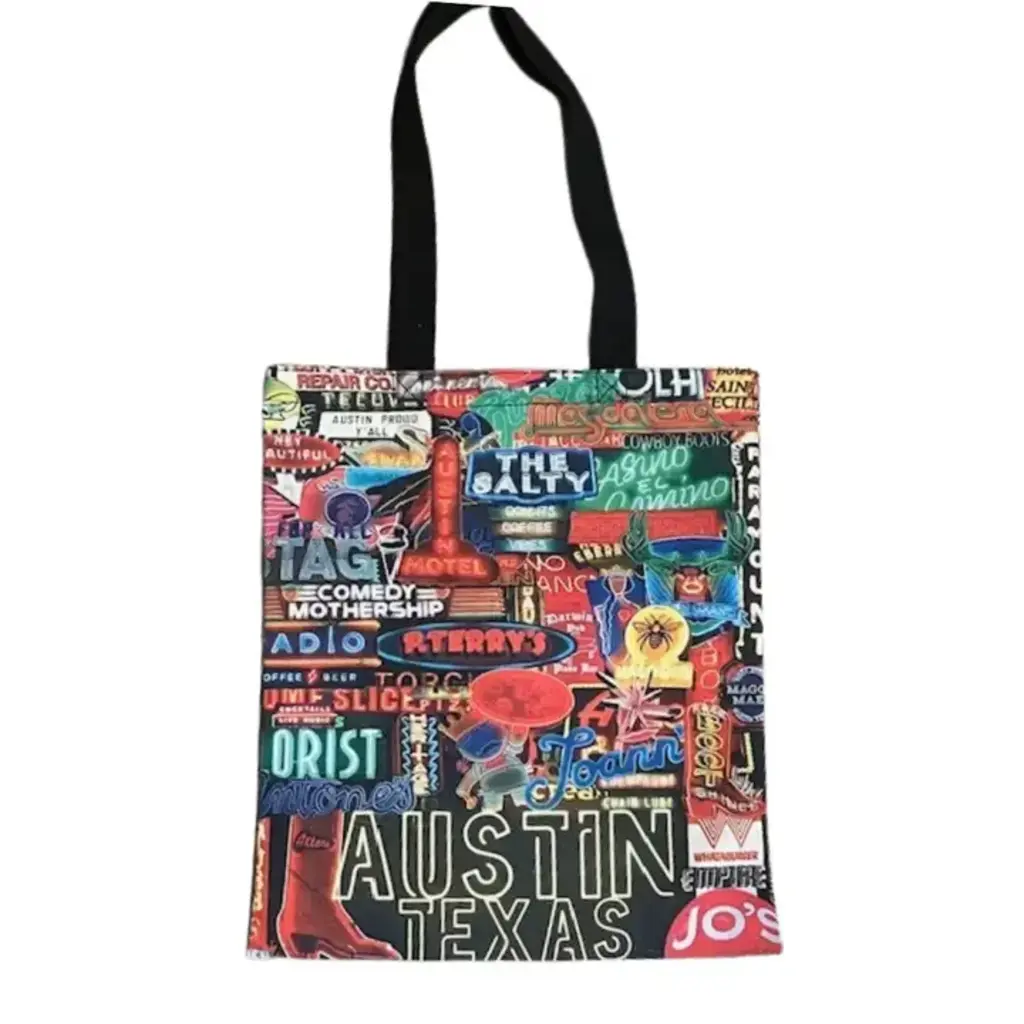 Austin Past/Present Austin Neon Tote