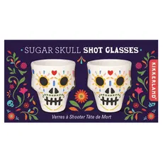 The American Table Sugar Skull Shot Glasses set 2