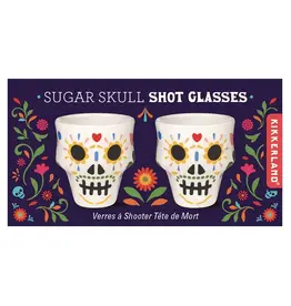 The American Table Sugar Skull Shot Glasses set 2