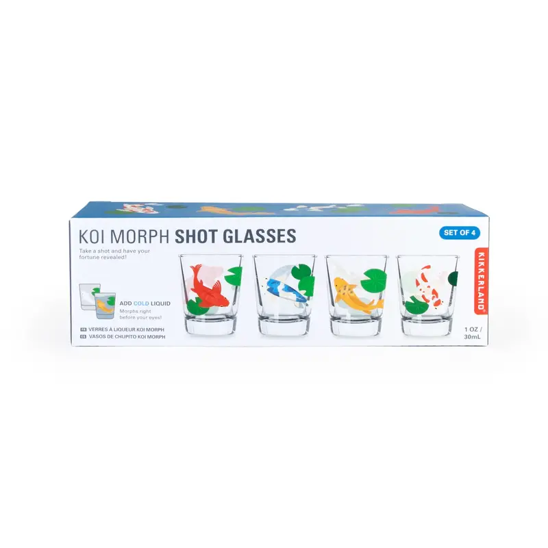 The American Table Koi Morph Shot Glasses set of 4