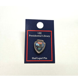 All the Way with LBJ LBJ Presidential Library Shield Pin