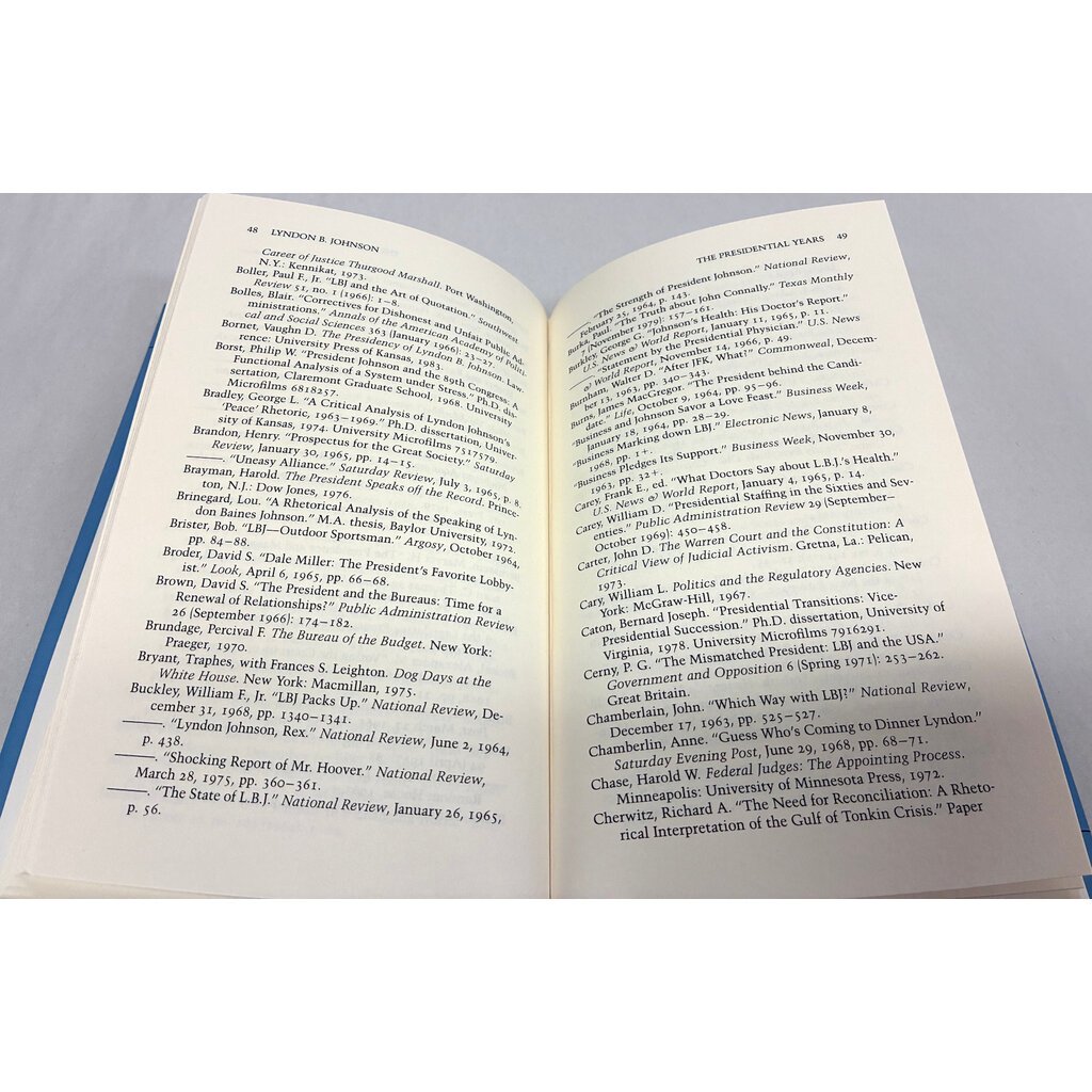 All the Way with LBJ Lyndon B. Johnson A Bibliography VOL. 1