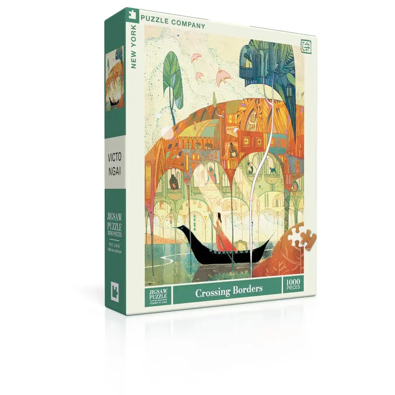 The American Table Crossing Borders 1000 pc Puzzle
