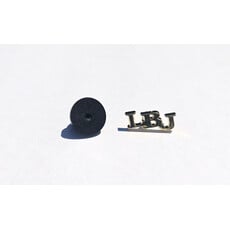 All the Way with LBJ Replica Brass LBJ Initial Pin