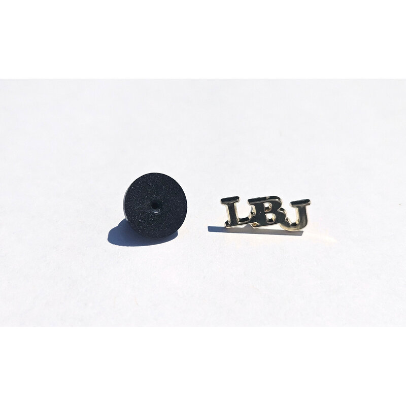 All the Way with LBJ Replica Brass LBJ Initial Pin