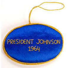 All the Way with LBJ Great Society Satin Ornament
