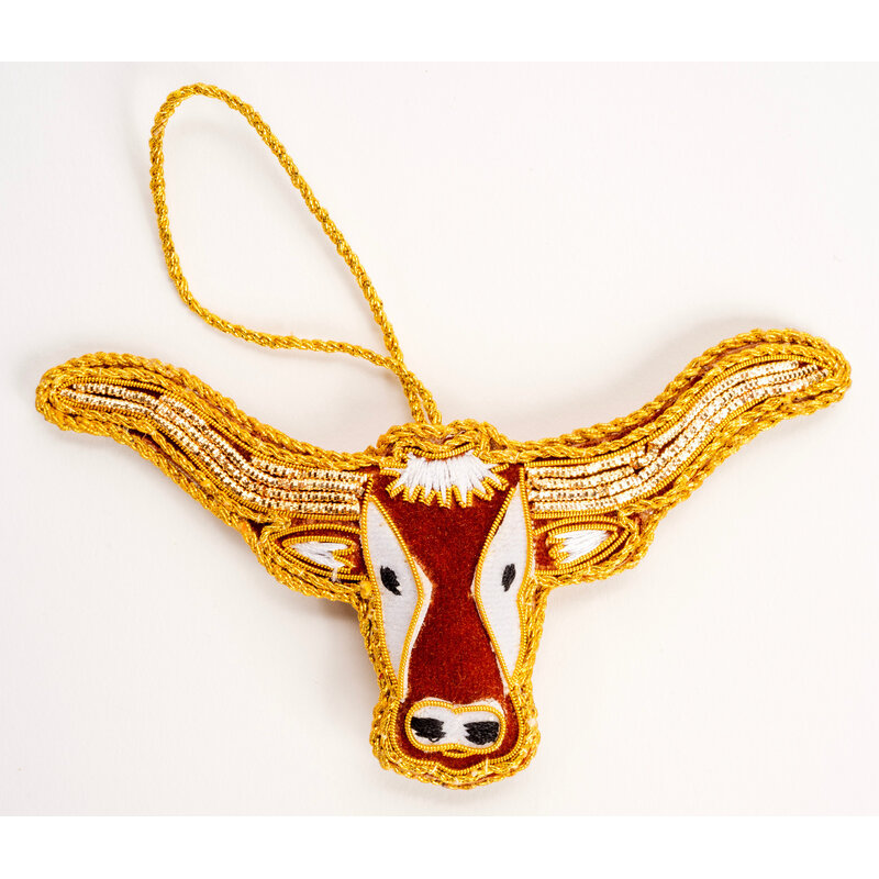Austin & Texas Texas Longhorn Head Ornament