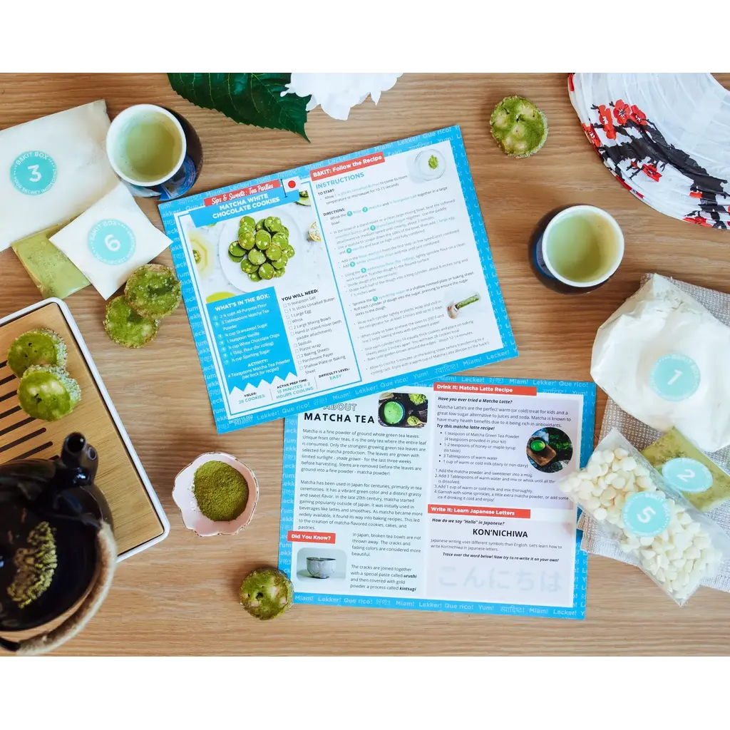 The American Table Matcha Cookies Kit