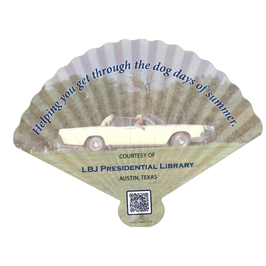 All the Way with LBJ Dog Days Summer Fan
