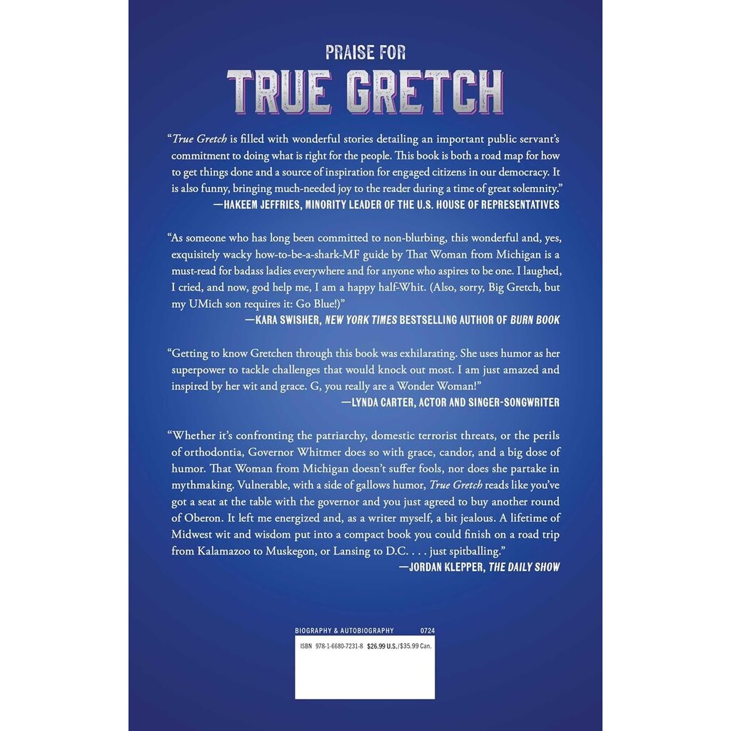 True Gretch By Gretchen Whitmer PB Signed