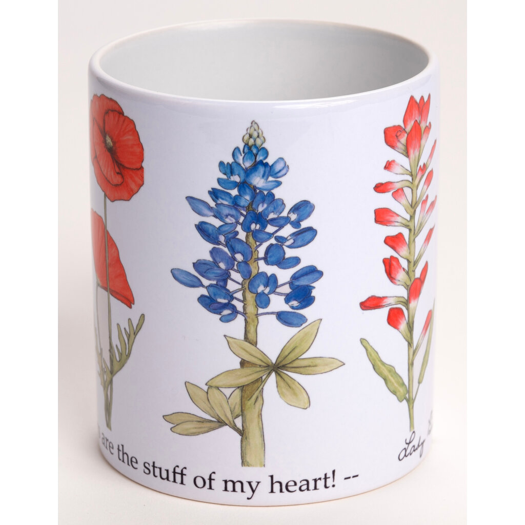 Lady Bird Johnson Wildflower 11 oz Mug