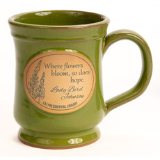 Lady Bird Johnson Lady Bird 12 oz Moss Stoneware Mug