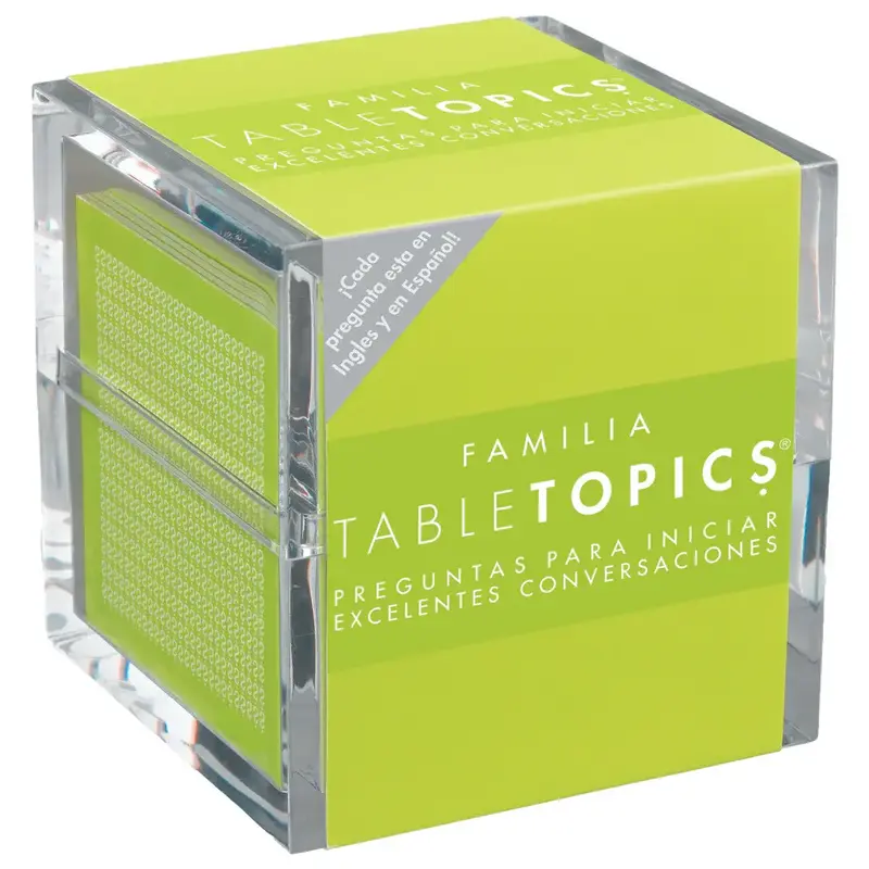 The American Table Familia En Español Table Topics