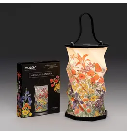 Lady Bird Johnson Watercolor Botanicals Origami Lantern