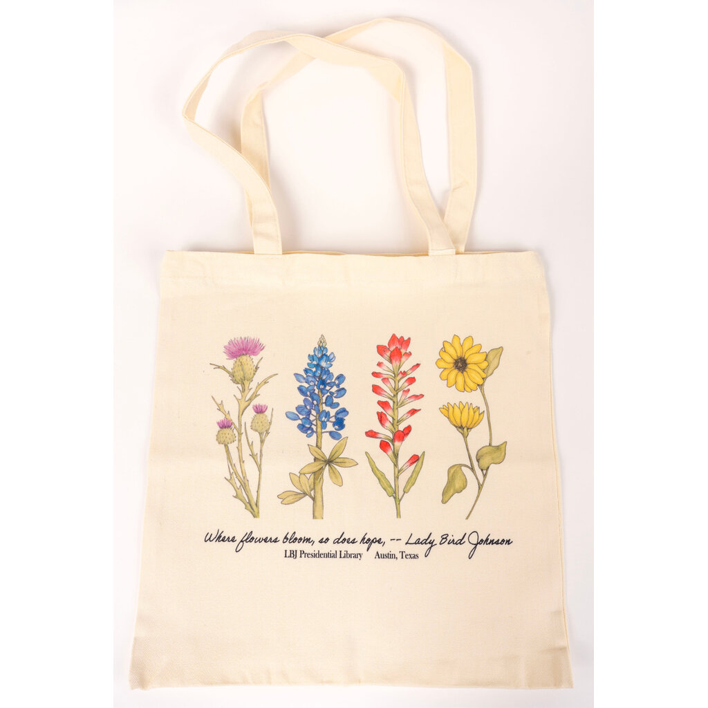 Austin & Texas 4 Flowers Tote