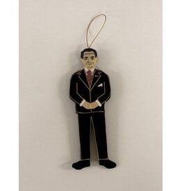 All the Way with LBJ President Johnson Satin Ornament