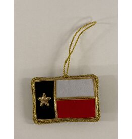 Austin & Texas Texas Flag Satin Ornament