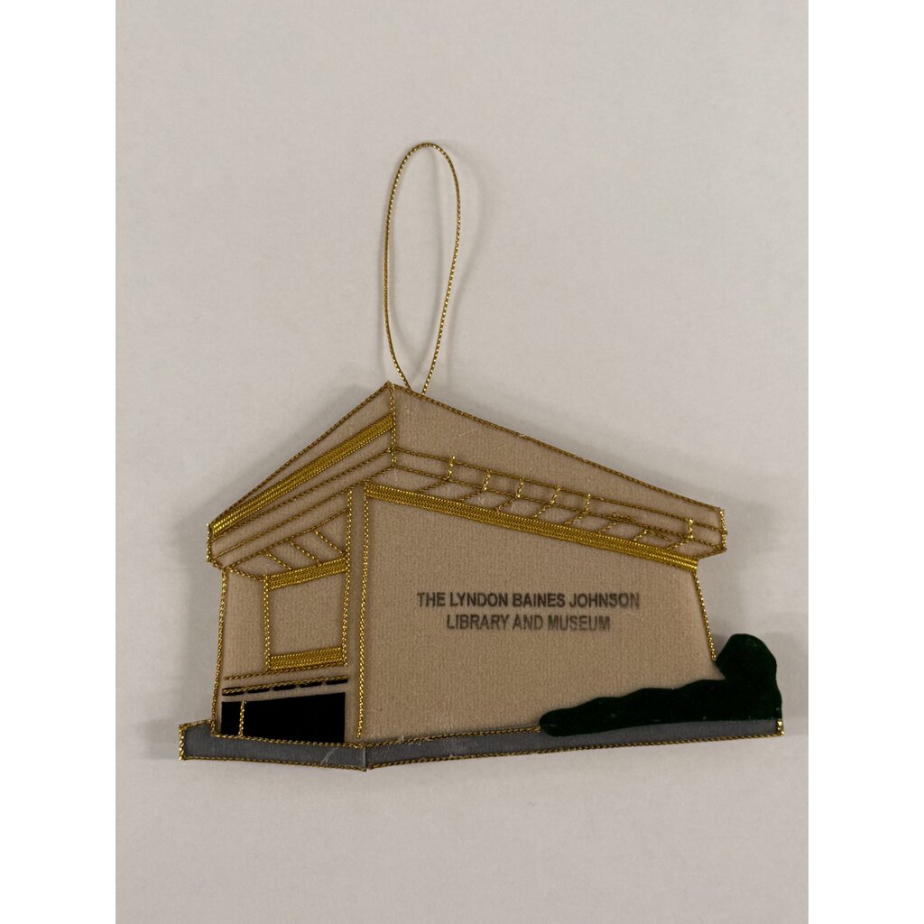 All the Way with LBJ LBJ Library Felt Ornament