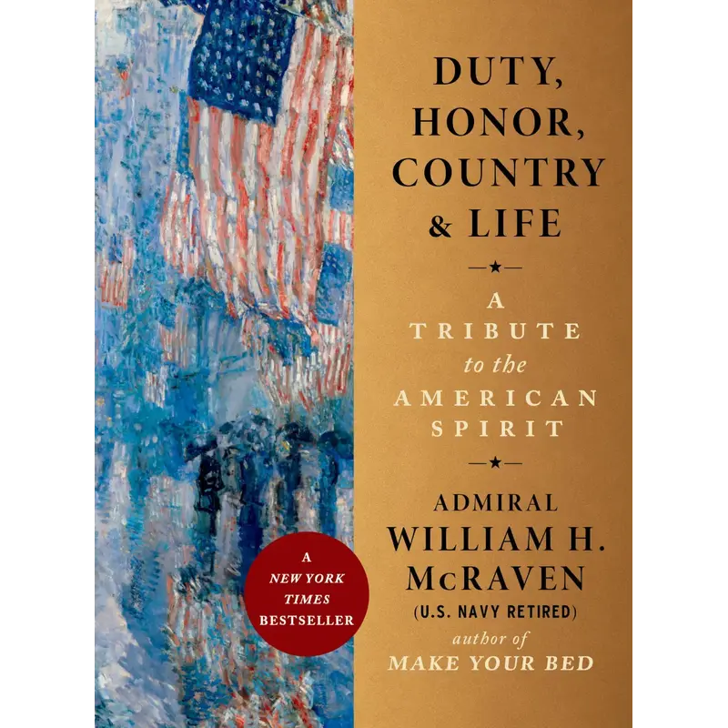 Americana Pre-Order: Duty, Honor, Country & Life By Admiral William H. McRaven