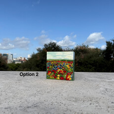 Austin & Texas Texas Wildflowers Mixed Media 6x6 Jean Schuler