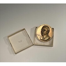 All the Way with LBJ Large 1965 Johnson Inaugural Medallion