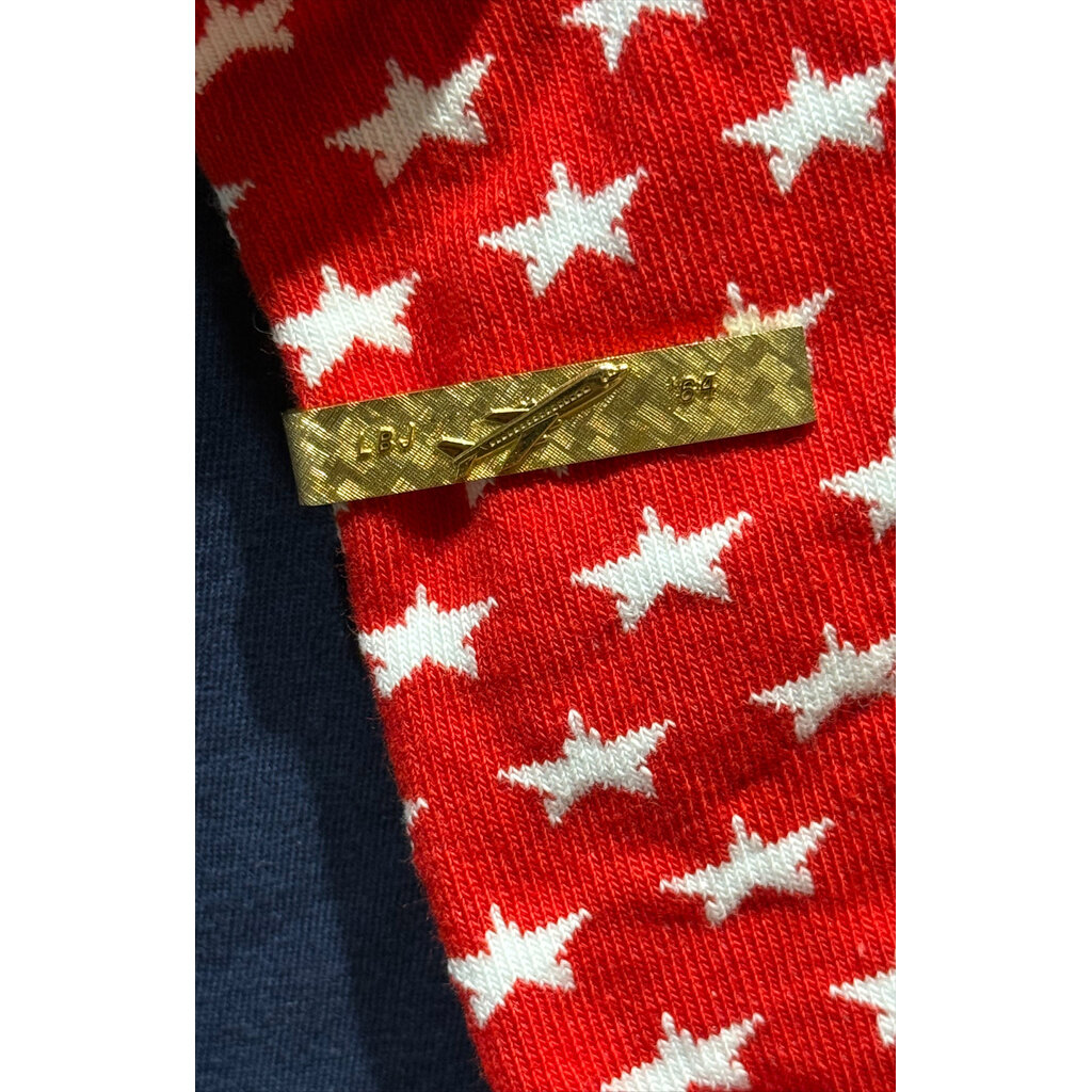 All the Way with LBJ Johnson Air Force One Tie Bar