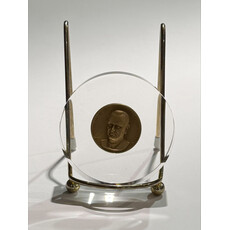 All the Way with LBJ 1964 Johnson ADL Medallion in Acrylic